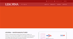 Desktop Screenshot of lekorna.com